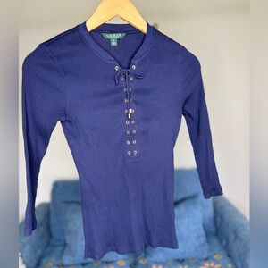 Lauren Women's Navy Top
